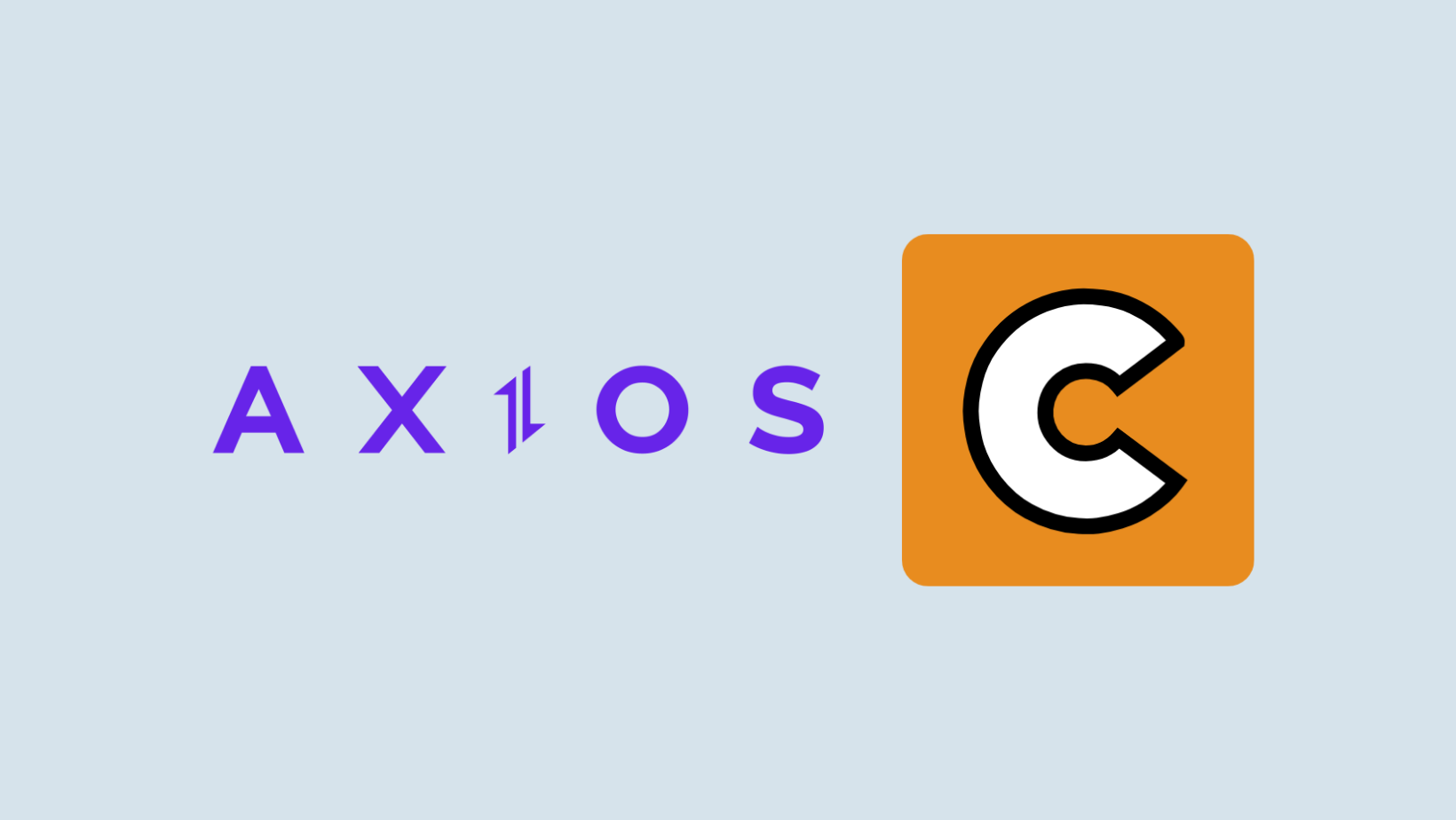 the logos of Axios and Cheerio