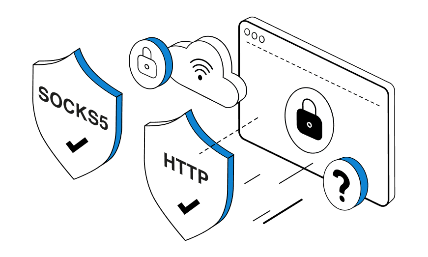 SOCKS5 and HTTP proxy types
