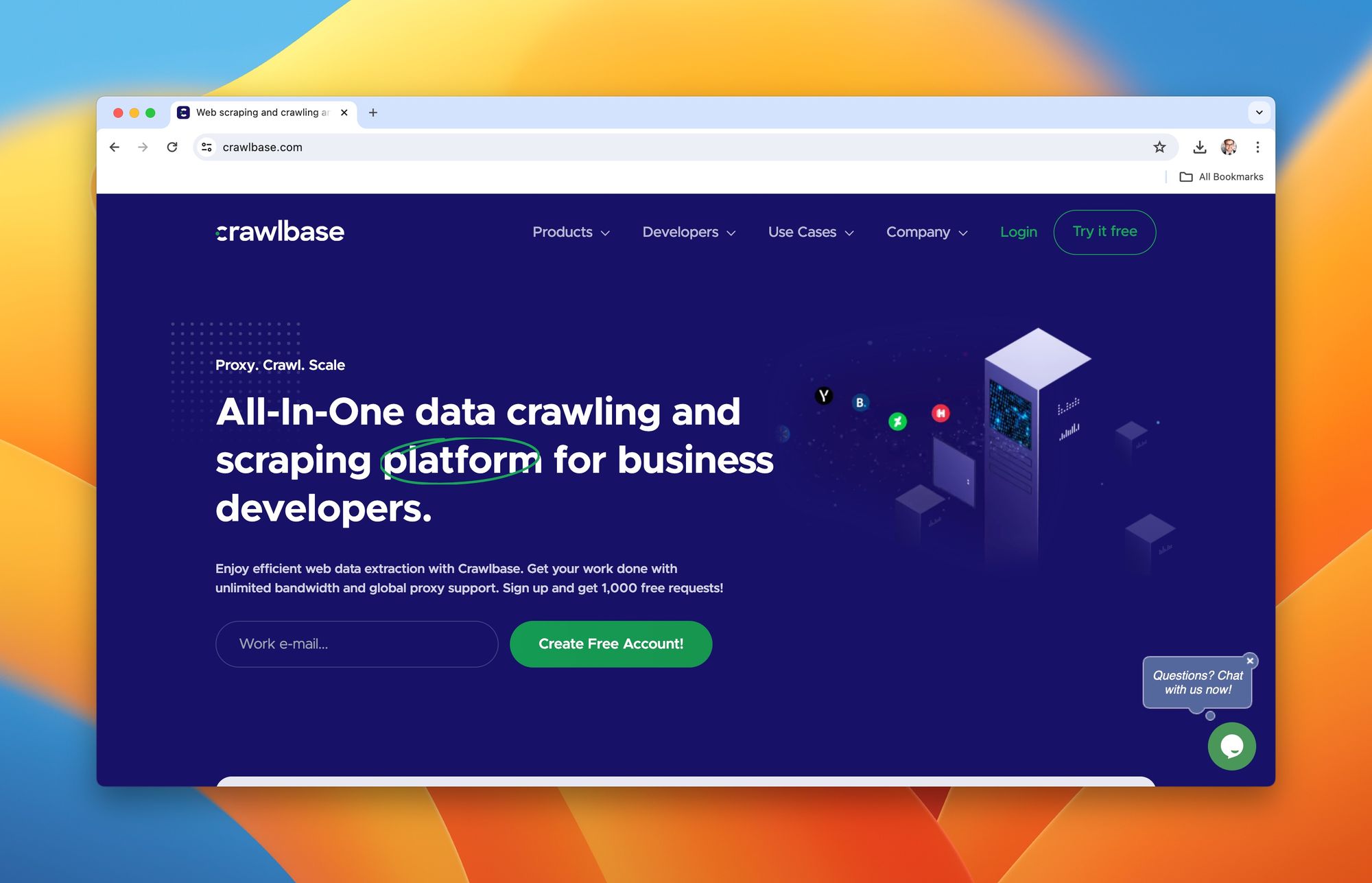 Crawlbase Homepage