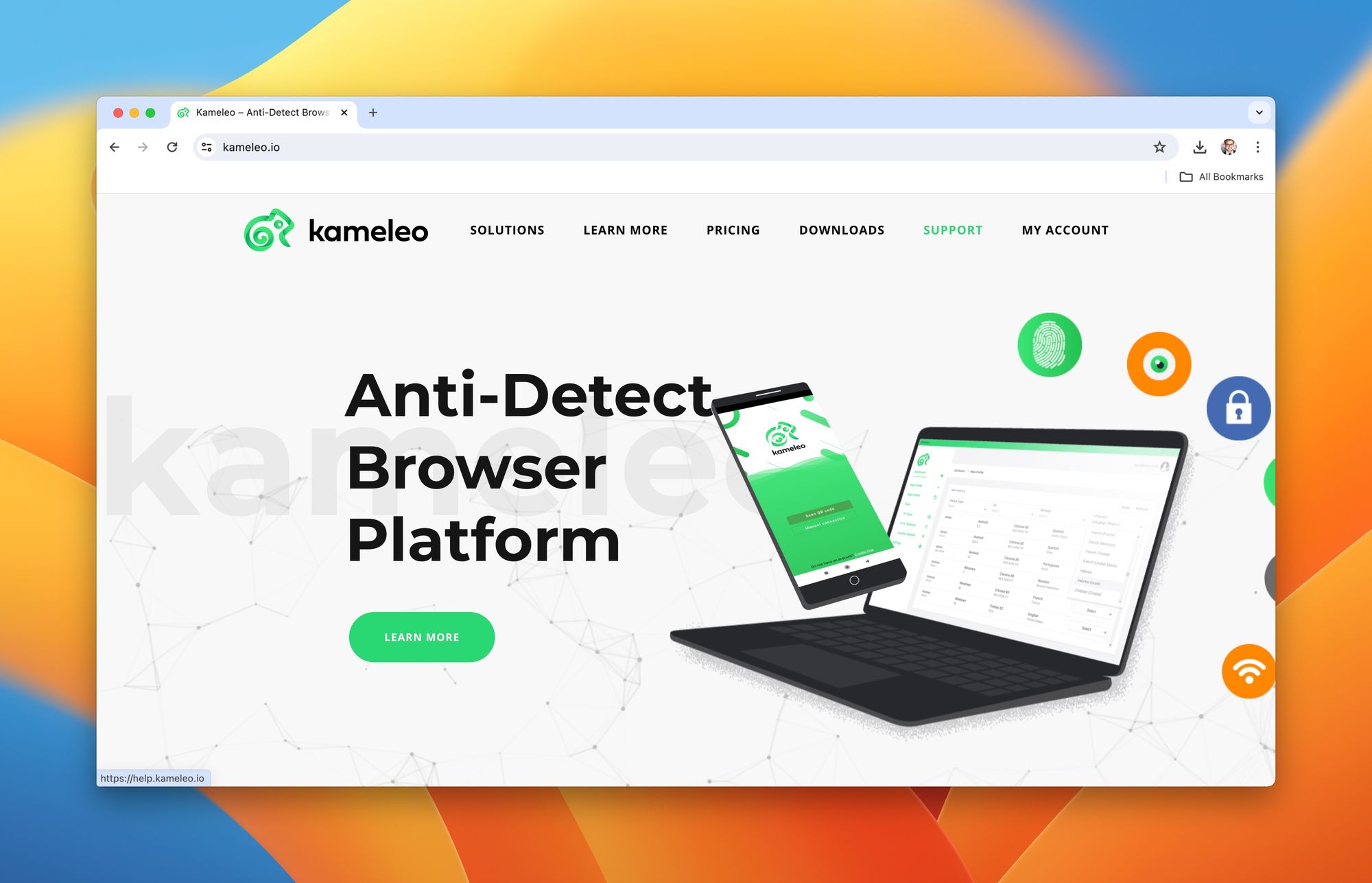 Kameleo Homepage