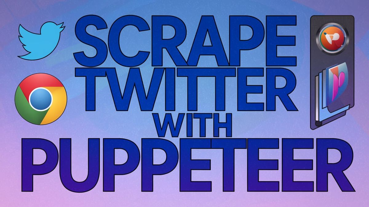 Scrape twitter with puppeteer