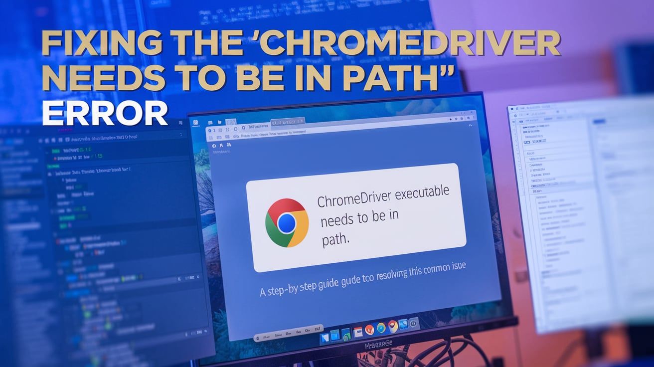 chromedriver executable need to be in path